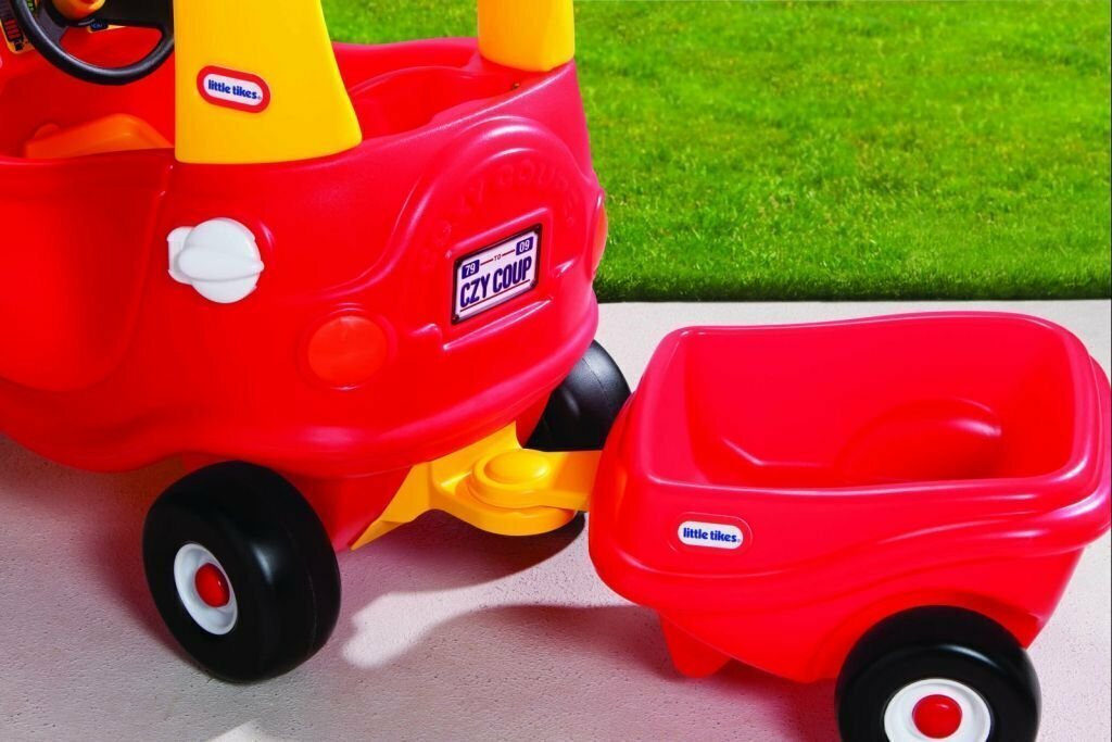 Little tikes cozy coupe deals trailer