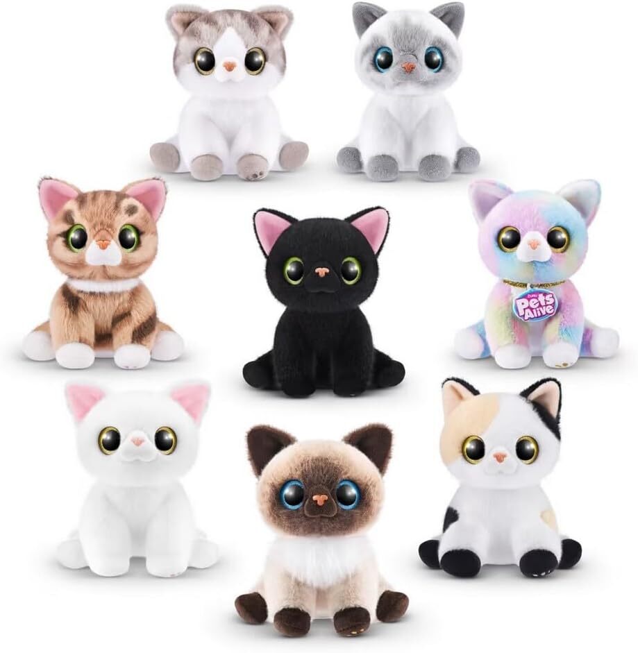 Zuru Pets Alive Smitten Kittens Interactive Plush
