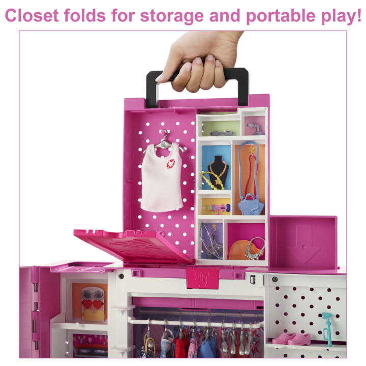 Barbie Dream Closet Playset 2+ Ft. Wide 35+ Pieces