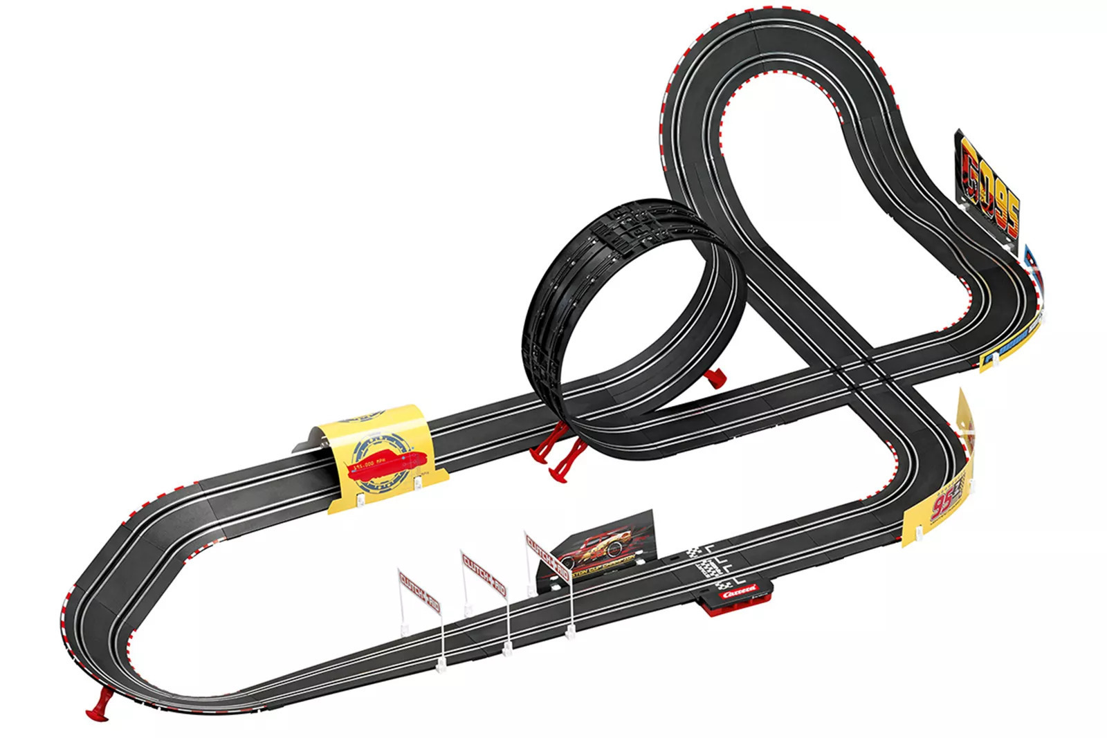 Carrera GO!!! Disney Cars Let's Race 6.2m Electric Slot Car Set 143