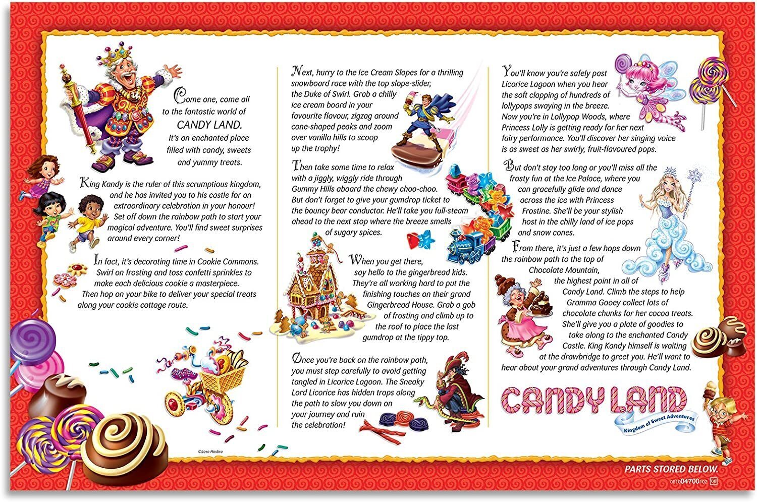 Hasbro Candyland Kingdom of Sweet Adventures Board Game 04700
