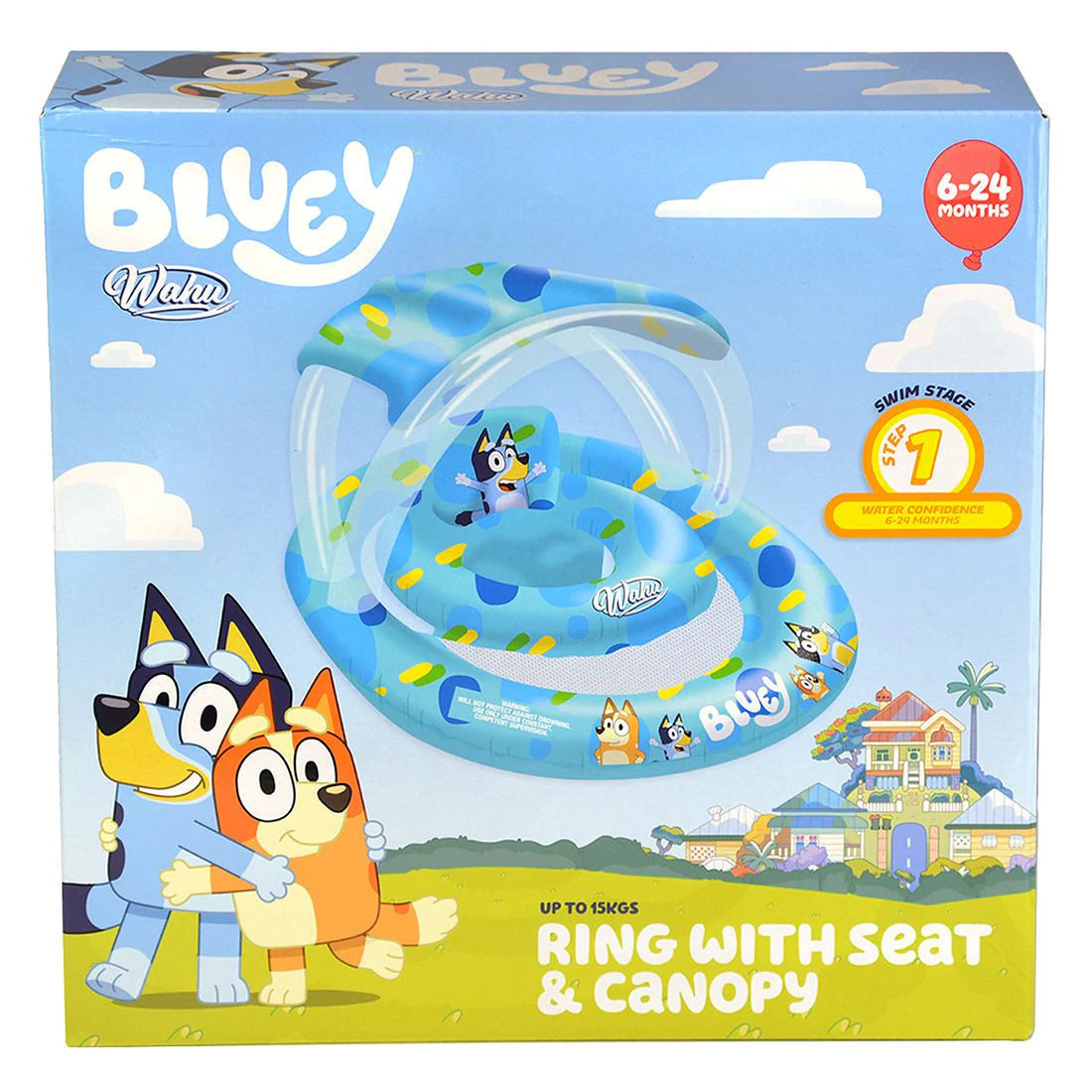 Wahu Bluey Ring with Seat & Canopy