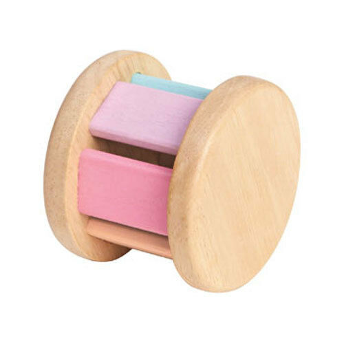 Plan Toys Pastel Roller Wooden Baby Toy - Sustainable Materials