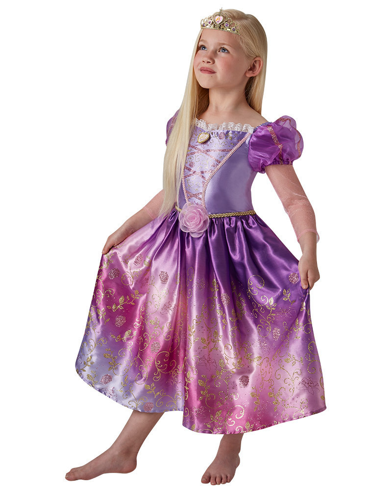 Disney Princess Rapunzel Rainbow Deluxe Costume Dress Up
