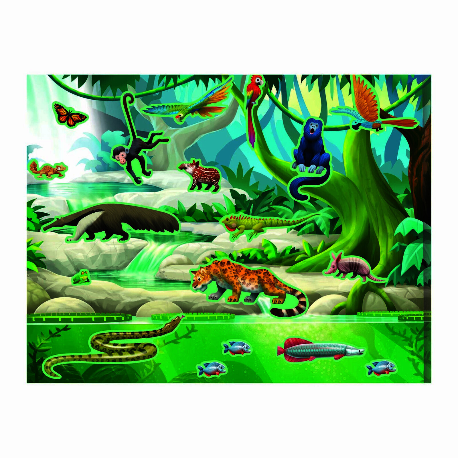 Reusable Sticker Pad - Jungle & Savanna- Melissa and Doug