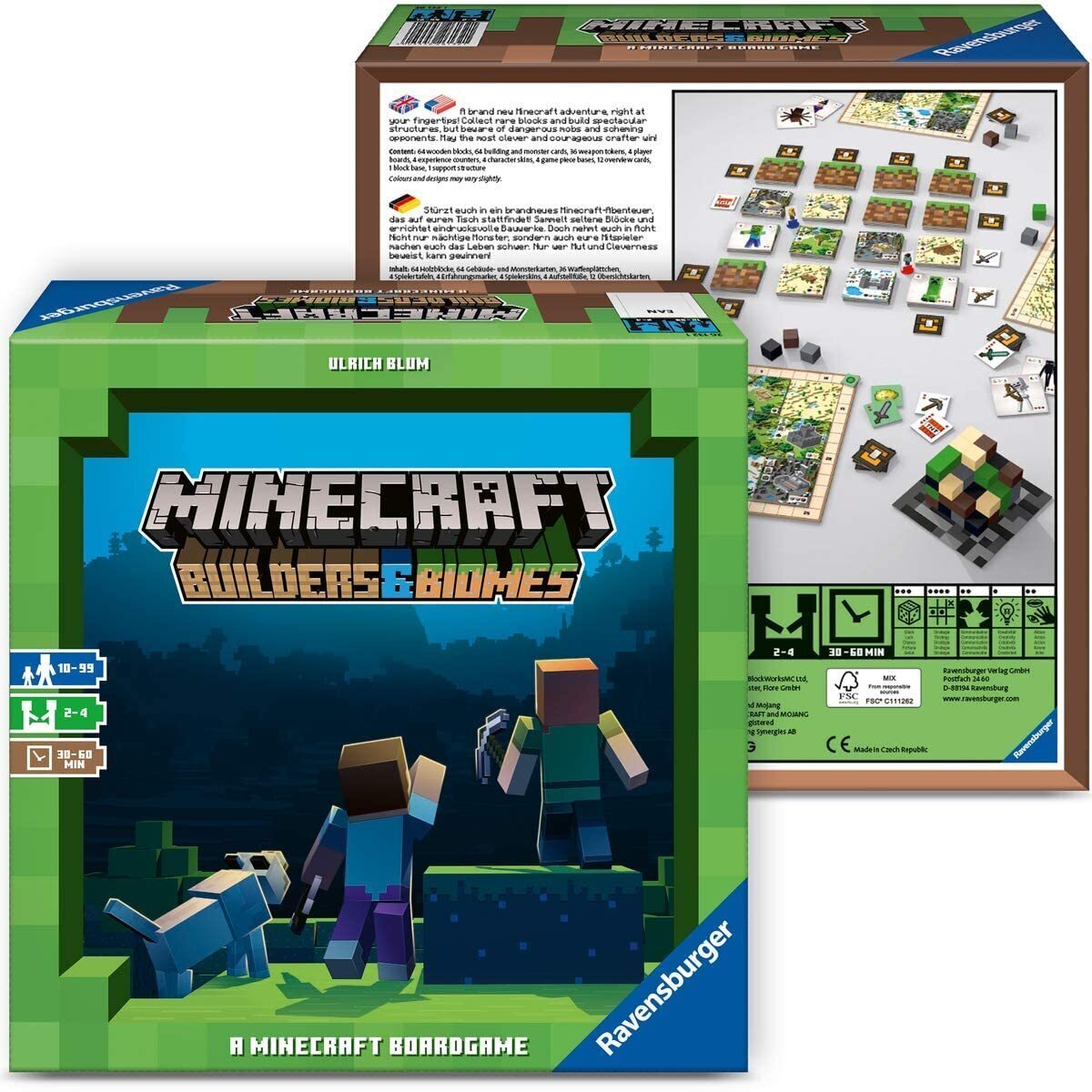 Minecraft: Builders & Biomes Brings the Action to (Board Game) Life