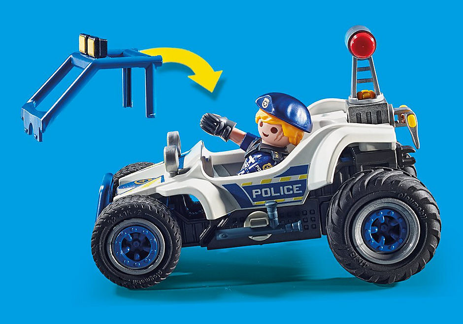 Playmobil City Action Police OffRoad Car with Jewel Thief 70570