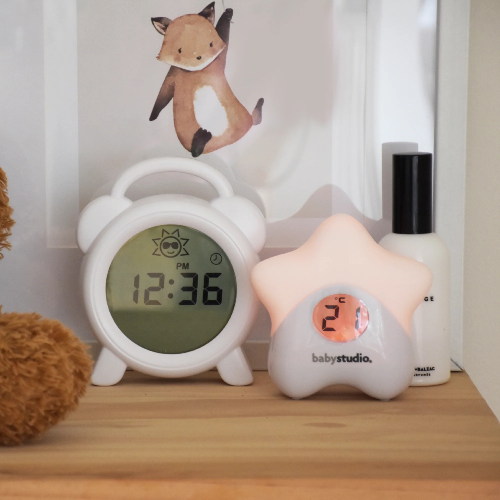 Baby Studio Sleep Easy Small Star Thermometer & Night Light