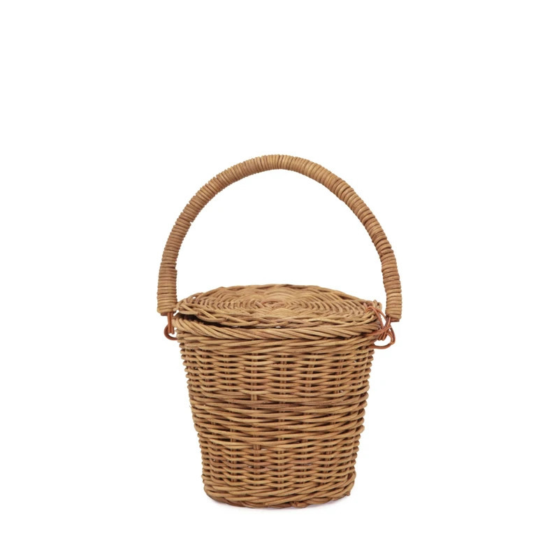 Olli Ella Little Apple Rattan Basket