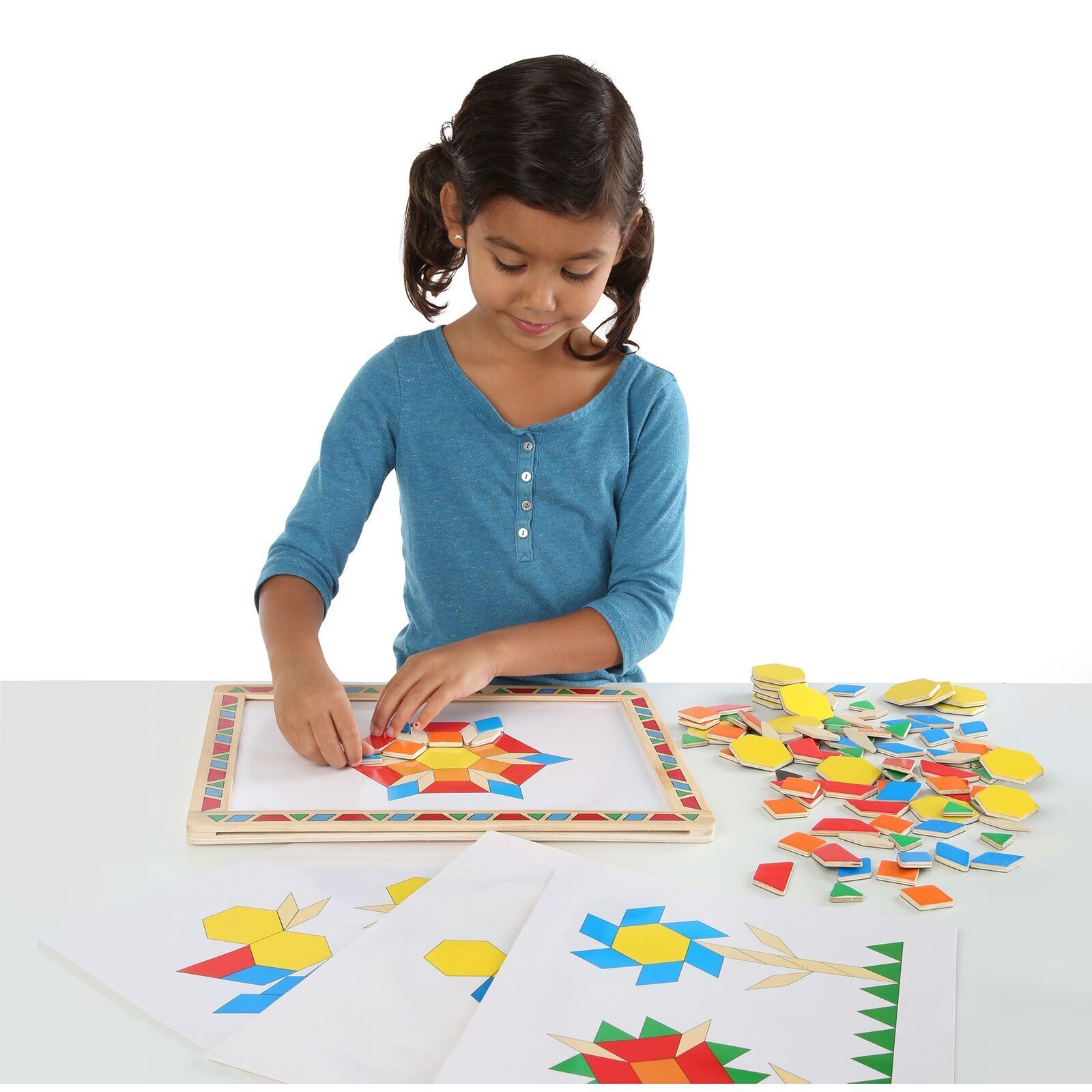 Melissa & Doug Magnetic Pattern Block Kit 3590 | eBay