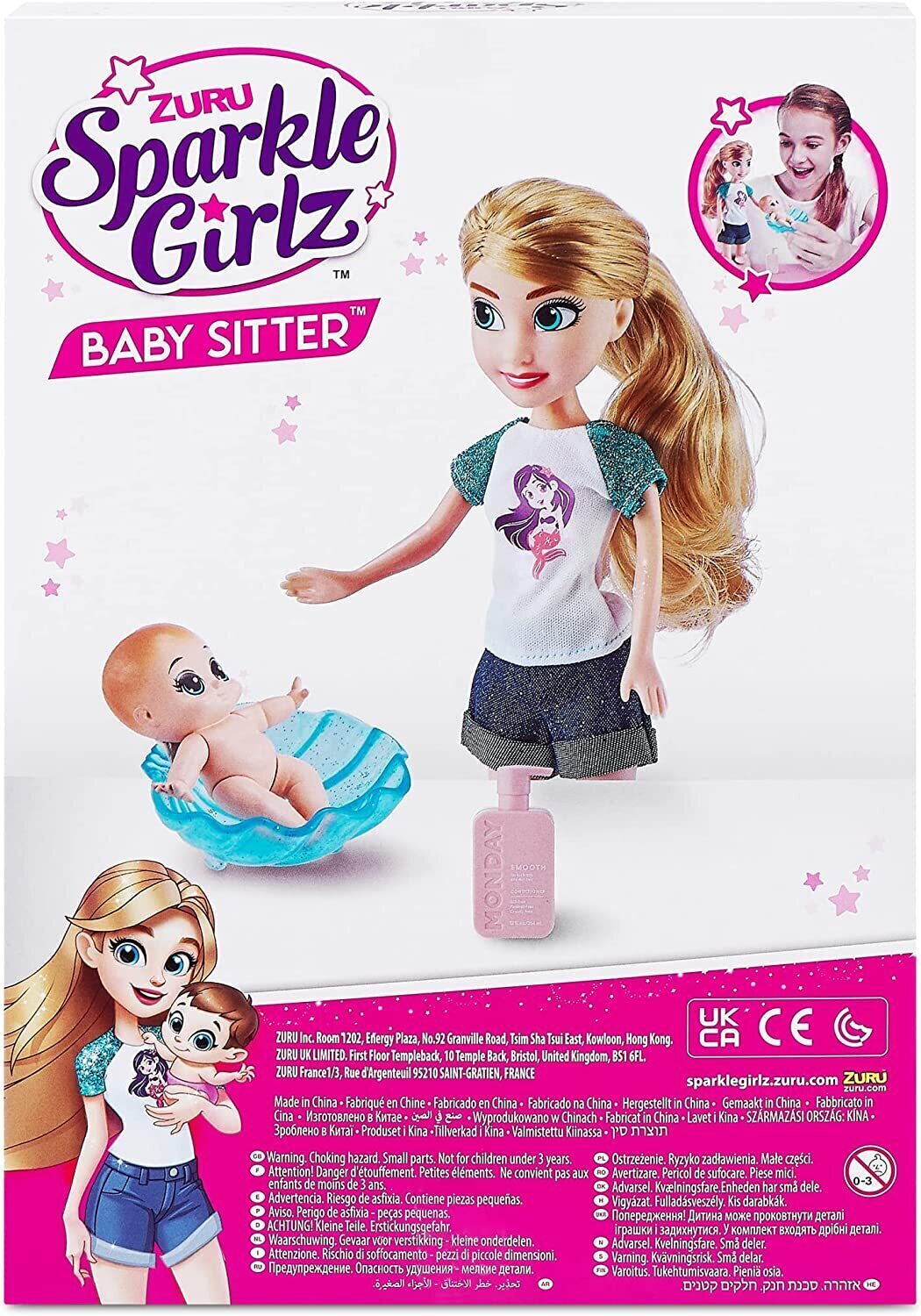 Zuru Sparkle Girlz Babysitter Doll Set