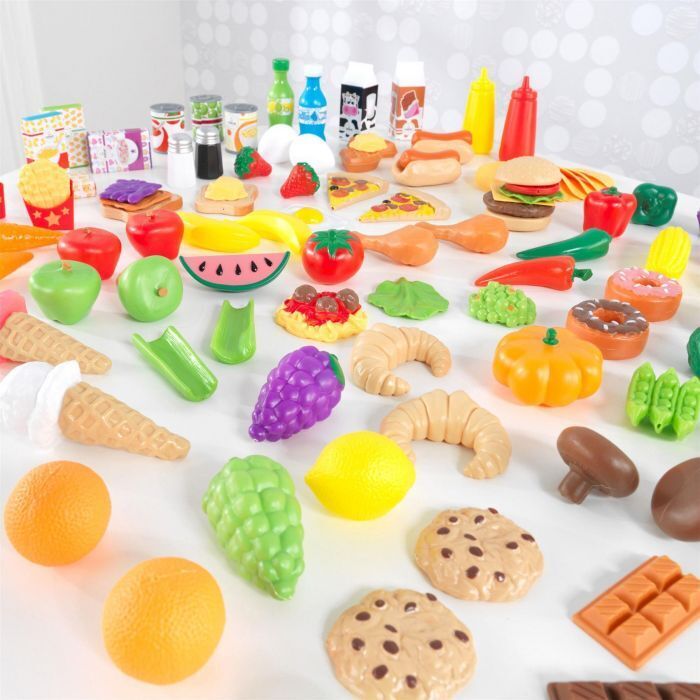 KidKraft Deluxe Tasty Treats Pretend Play Food Set
