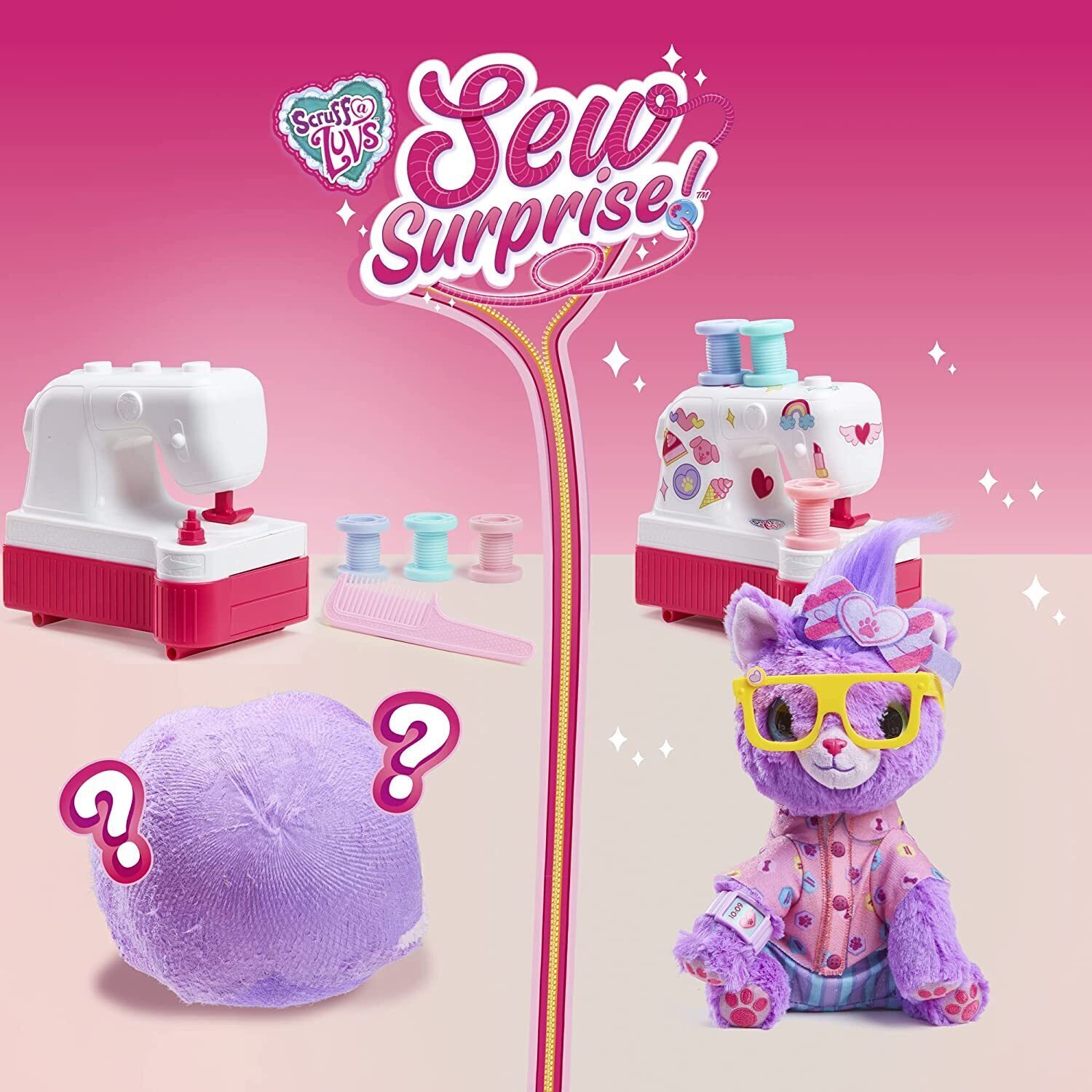 Little Live Pets Scruff a Luv Sew Surprise Purple