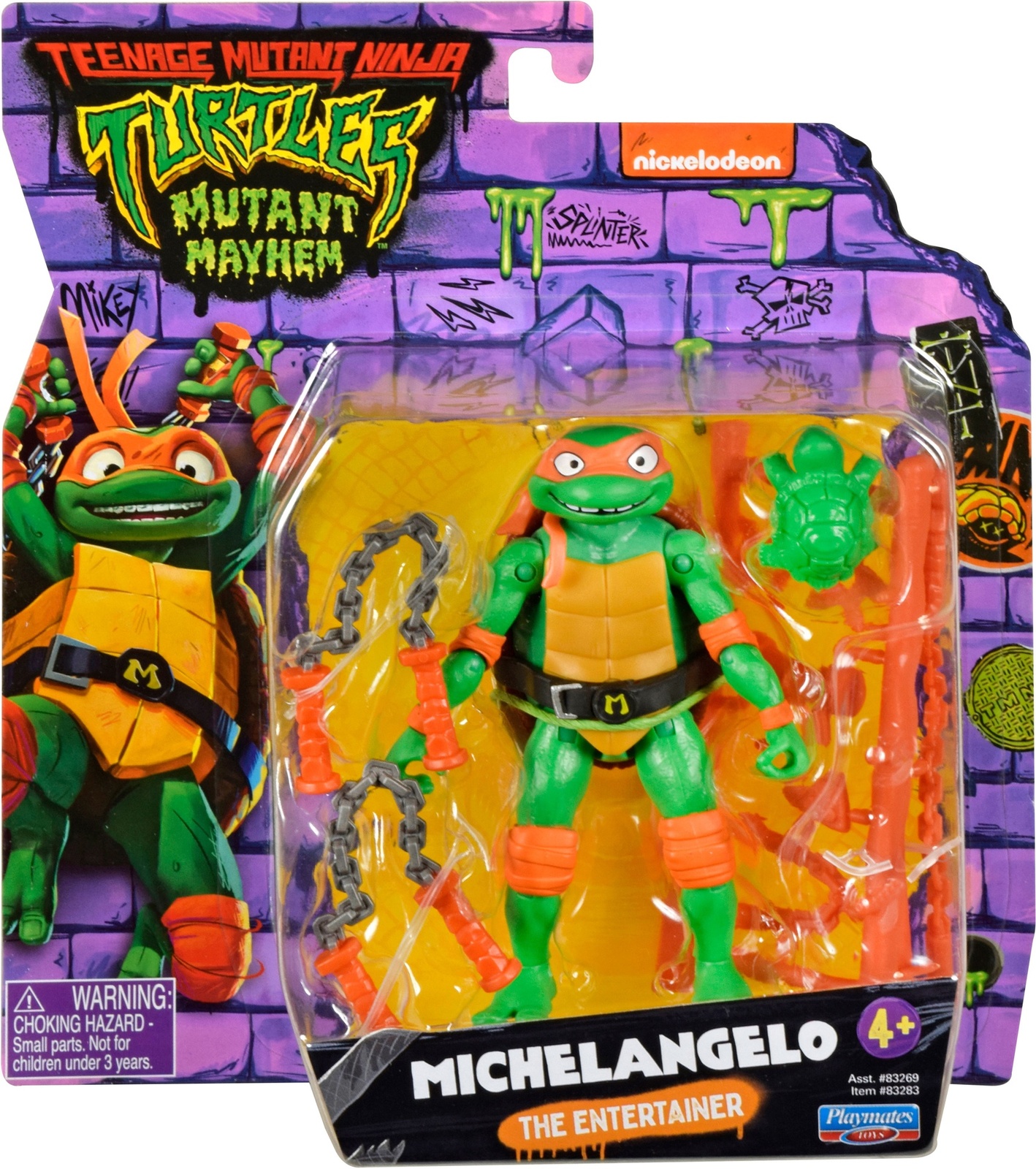 Teenage Mutant Ninja Turtles 12” Original Classic Michelangelo Giant Figure