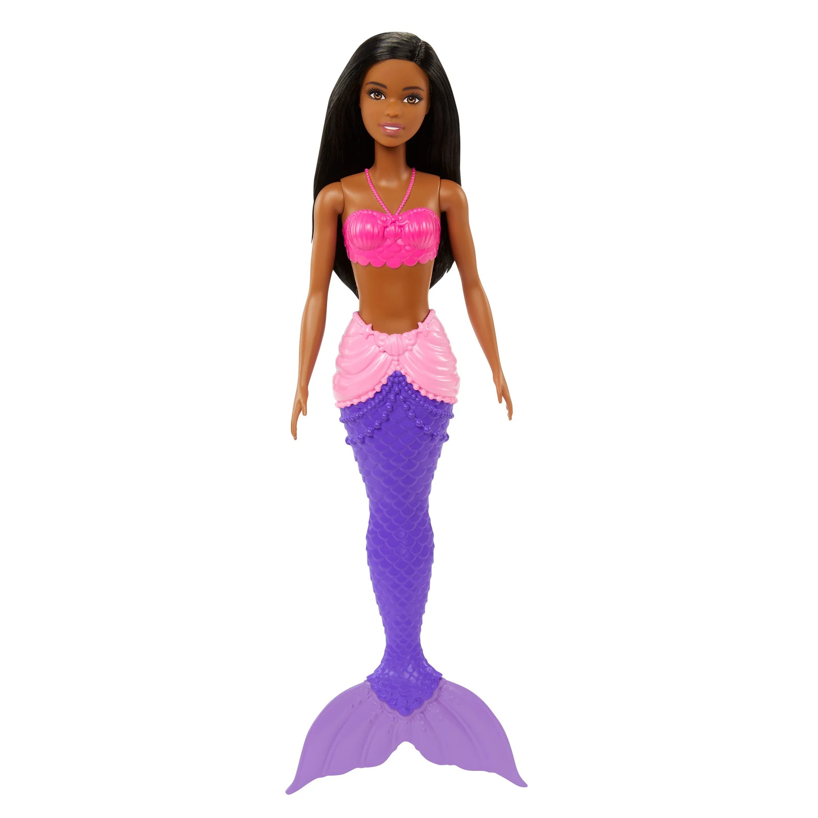 Barbie Dreamtopia Mermaid Doll With Black Hair Purple Tail