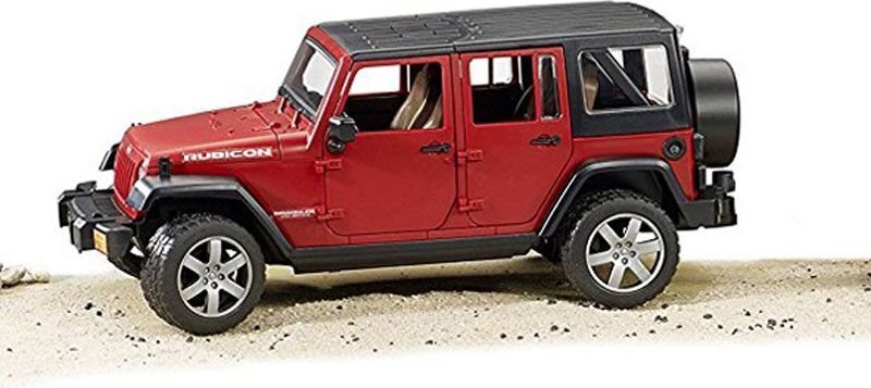 BTA02525 Bruder Jeep Wrangler Unlimited Rubicon Colors May Vary 