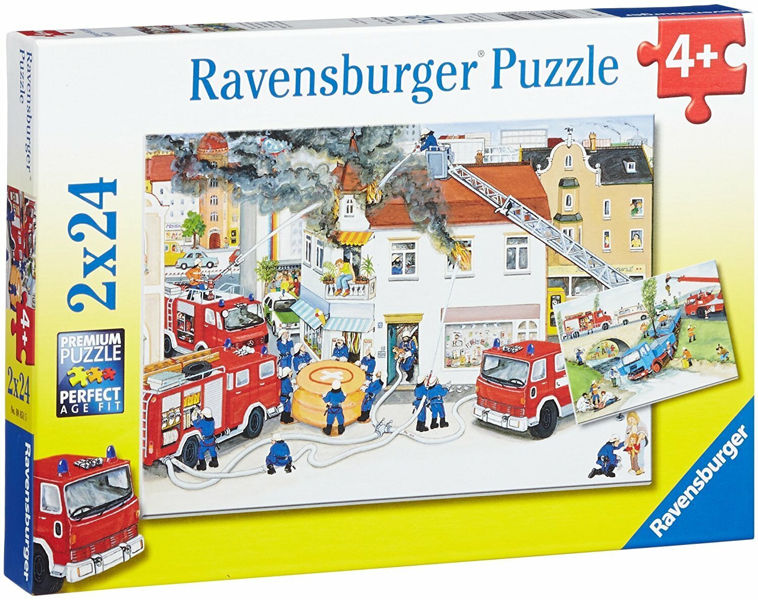 Busy Fire Brigade Puzzle 2x24pc Busy Fire Brigade Puzzle 2x24pc