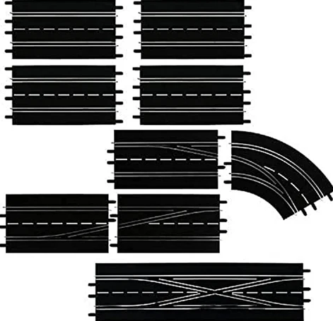 Carrera Digital slot car Extension Track 132/124 Scale lane change 7