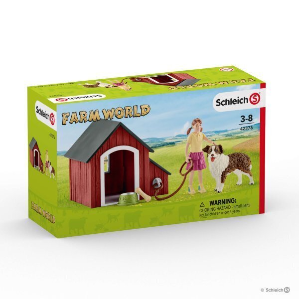 Schleich Farm World Dog Kennel Toy Figure 42376