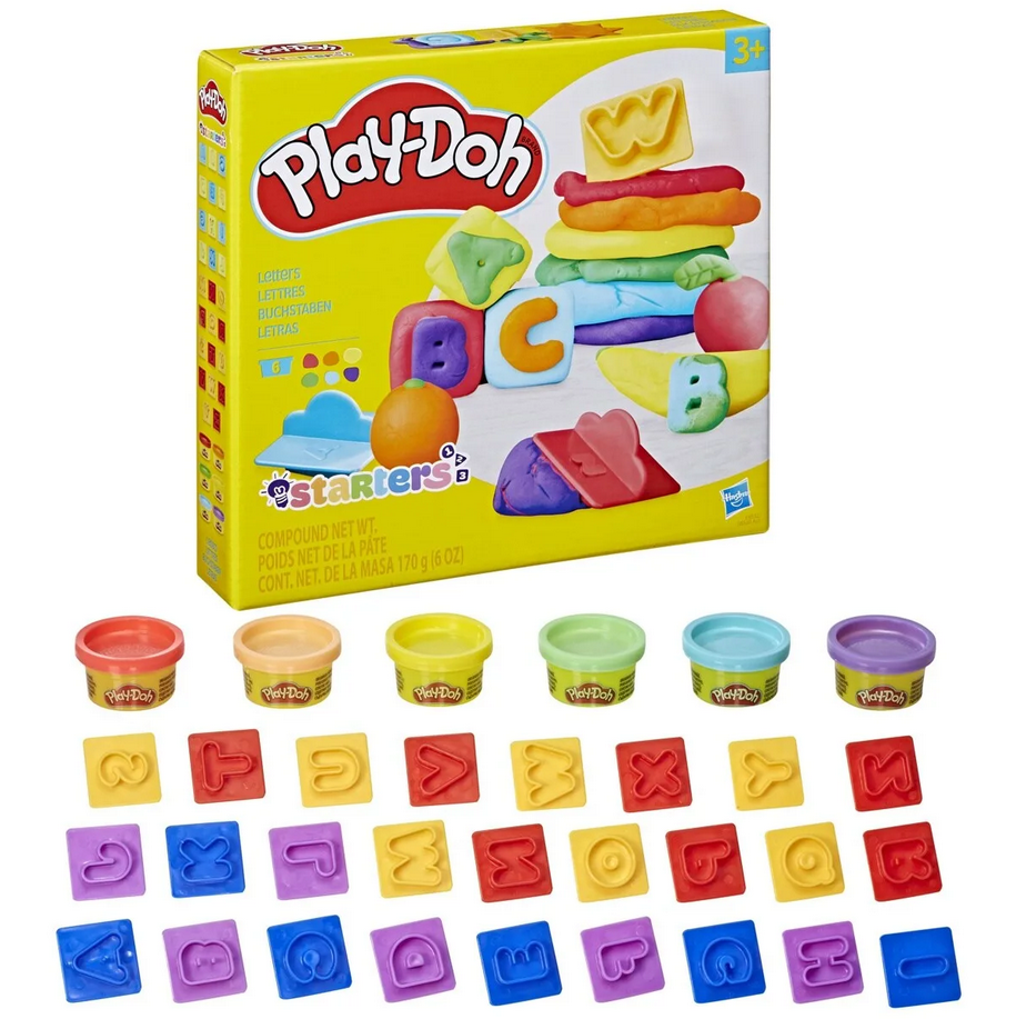 Play-Doh Learning Fundamental Play Set Alphabet Number Cookie Shape Haiwan Pembelajaran Awal Pendidikan Dough Kids Play I.381471288