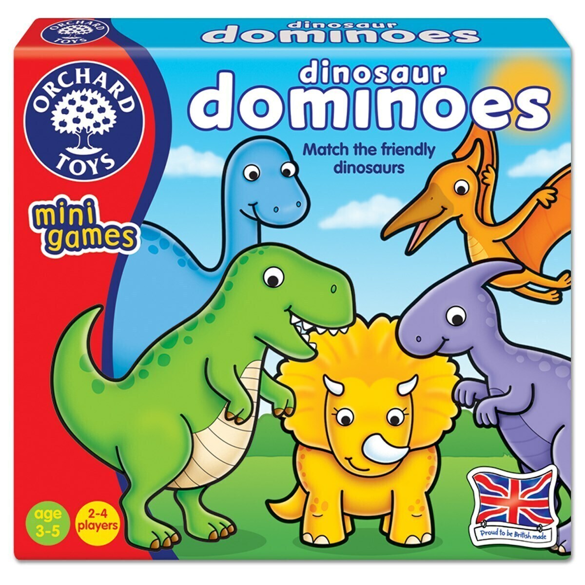 Orchard Toys Mini Games Dinosaur Dominoes