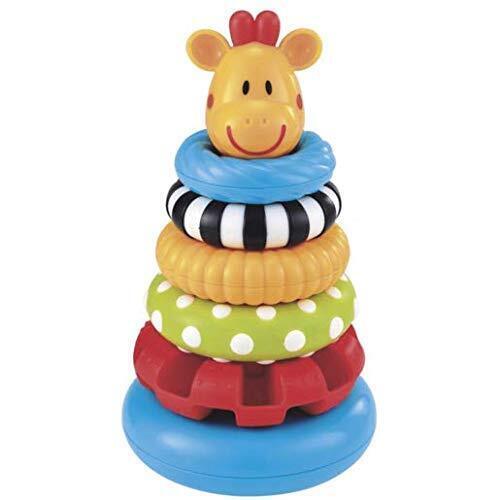 ELC Sensory Stacking Rings Textured, stack, chew, explore