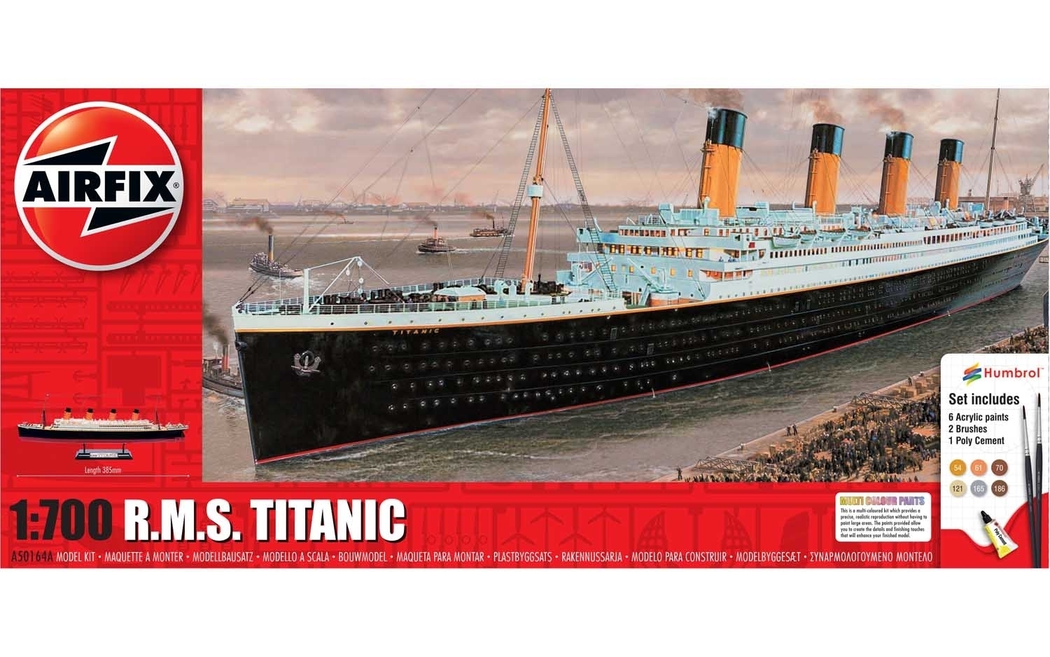 Airfix R.M.S. Titanic 1700 Scale Model Kit