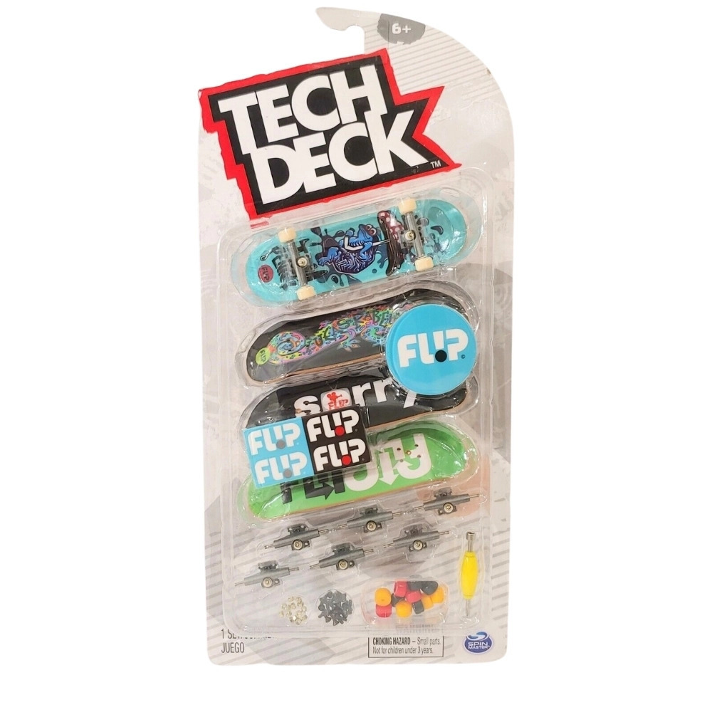 Tech Deck Ultra DLX Flip Skateboard Fingerboards 4 Pack