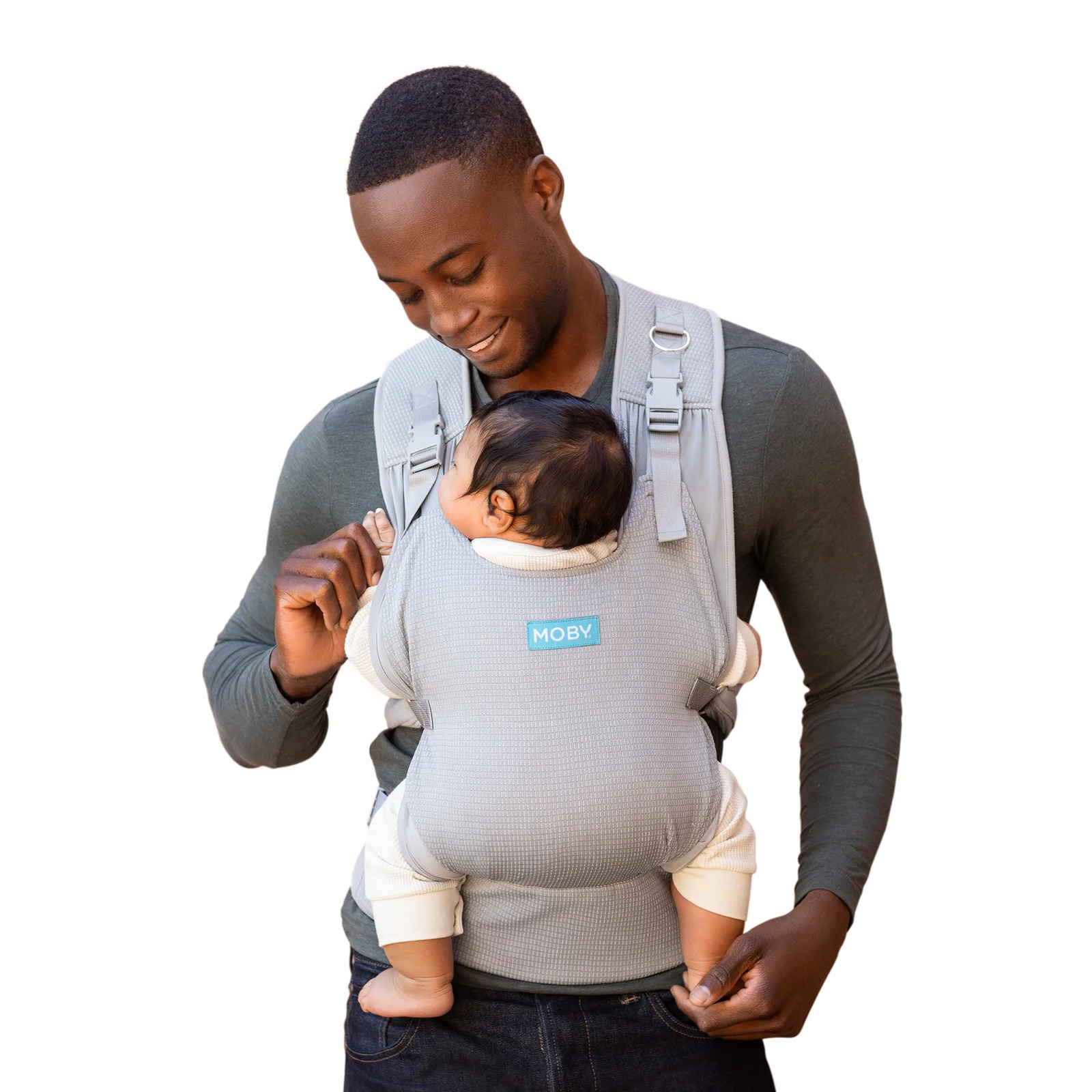 Moby Cloud Hybrid Baby Wrap/Carrier Whisper
