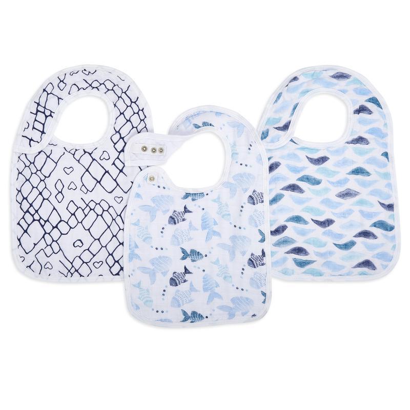 Aden + Anais Snap Bibs 3pk Assorted