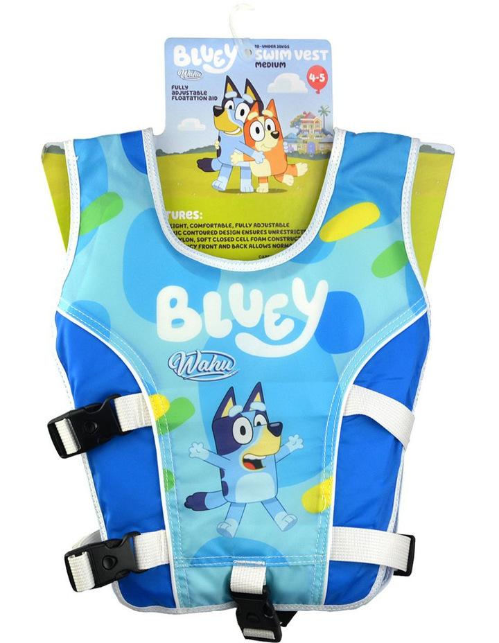 Wahu Bluey Swim Vest Medium Bluey