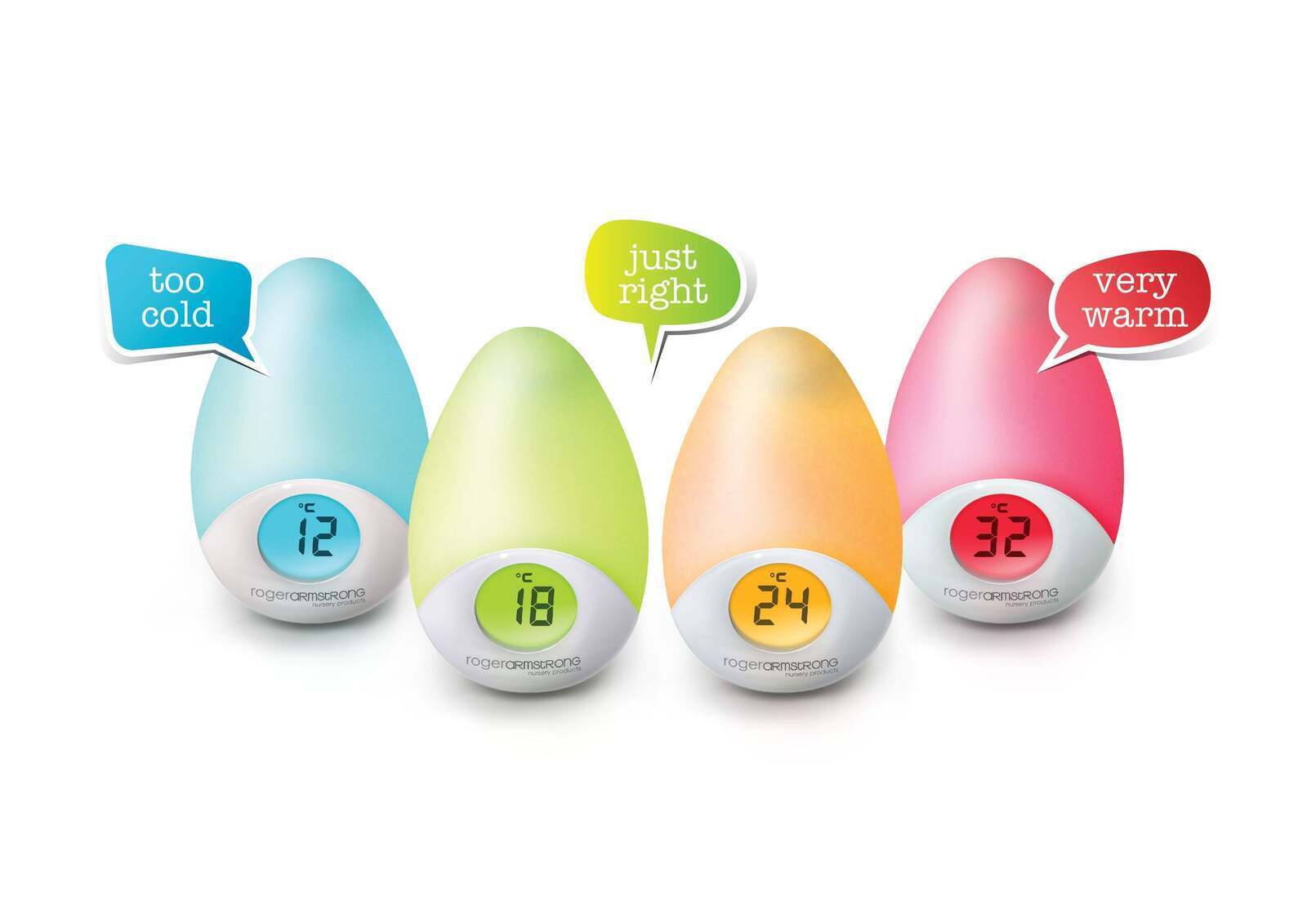 Baby Studio Thermometer & Night Light