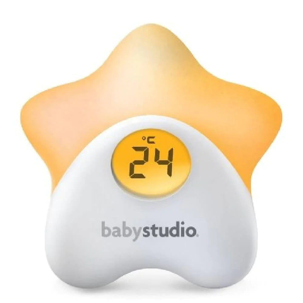 Baby Studio Sleep Easy Small Star Thermometer & Night Light