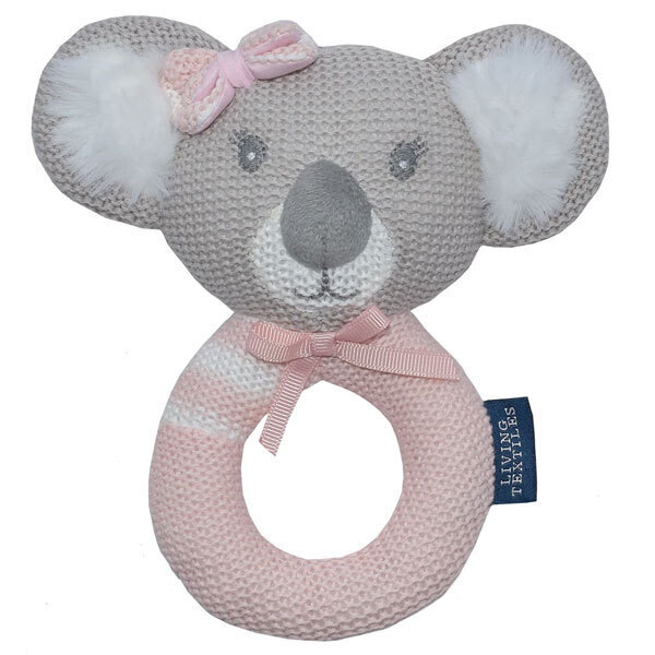 Living Textiles Knitted Rattle Chloe the Koala
