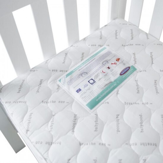 Babyhood Breathe Eze TM Standard Cot Mattress