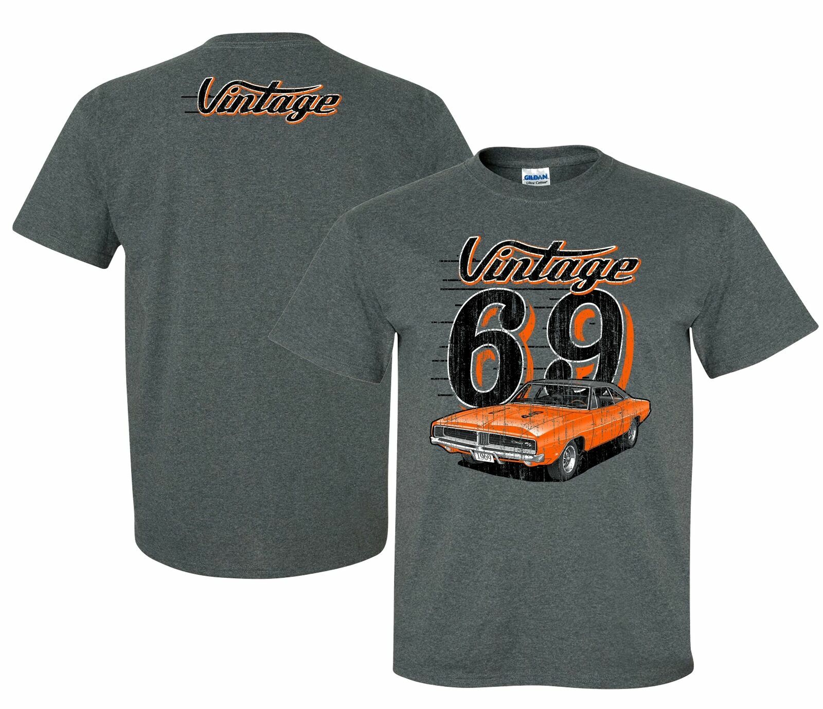 1969 Charger Valiant Dodge T Shirt Grey S M L Xl 2xl 3xl New With ...