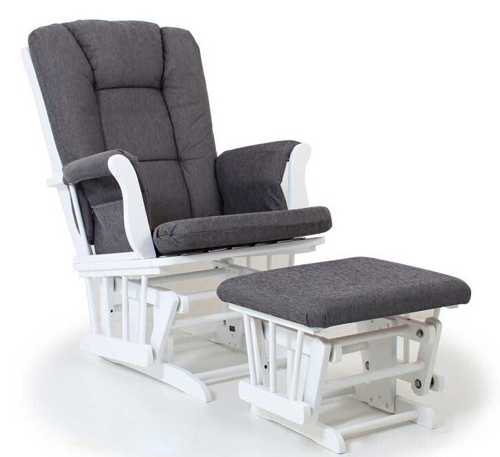 Bliss Glider Rocking Chair Antique Grey - Valco Baby