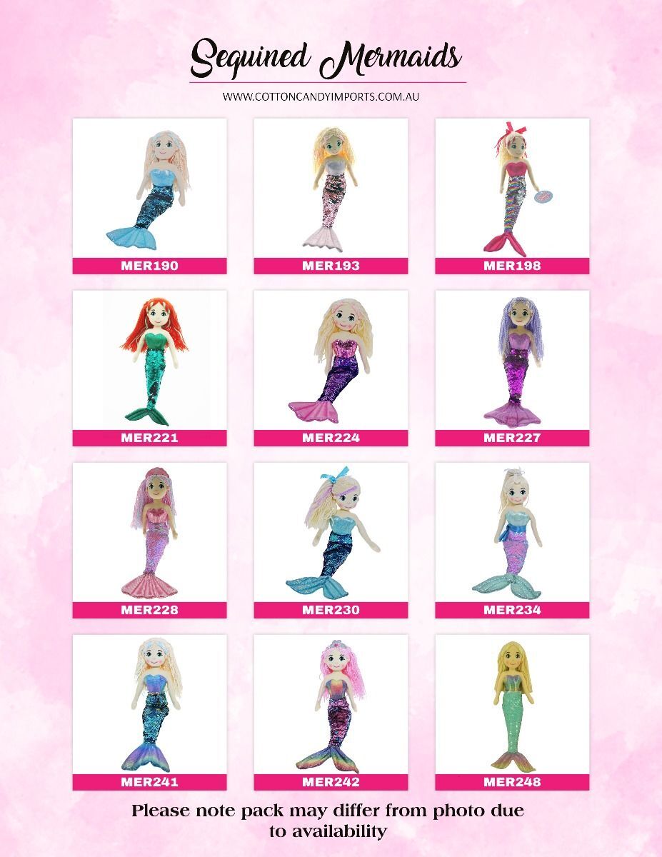 Cotton candy mermaid doll hotsell