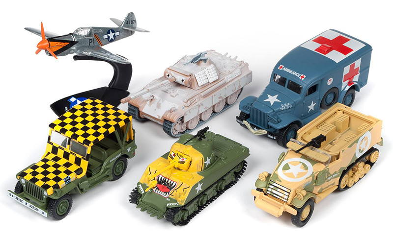 Johnny Lightning WWII Warriors Pacific Theater Diecast Military Vehicles