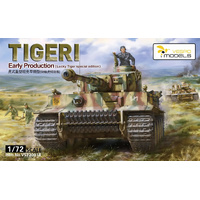 Vespid 1:72 Scale Tiger I (Early Production) Model Kit VS720018