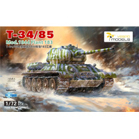 Vespid 1:72 Scale T-34/85 Mod.1944 Plant 183 Model Kit VS720030
