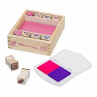 Melissa & Doug Wooden Butterfly And Heart Stamp Set MND2415