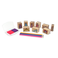 Melissa & Doug Wooden Princess Stamp Set MND2418