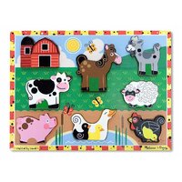 Melissa & Doug Chunky Puzzle Farm Animals MND3723