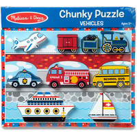 Melissa & Doug Chunky Puzzle Vehicles MND3725
