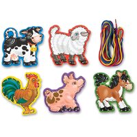 Melissa & Doug Lace & Trace Farm Animals MND3781