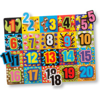 Melissa & Doug Chunky Puzzle Jumbo Numbers MND3832 ** 