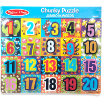 Melissa & Doug Chunky Puzzle Jumbo Numbers MND3832 **