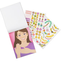 Melissa & Doug Glitter Collection Jewelry & Nails Sticker Pad MND4223