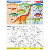 Melissa & Doug Learning Mat Dinosaurs MND5027 ** 